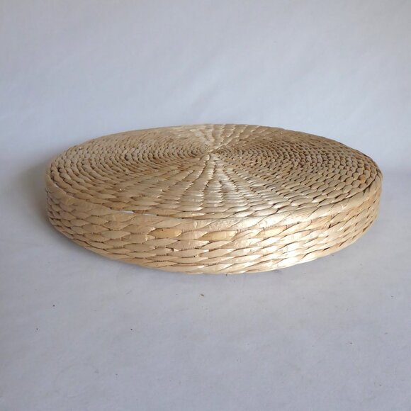NEW 15” WOVEN STRAW TATAMI MAT PAD FLOOR SEAT PILLOW CUSHION YOGA PAD - Picture 3 of 7